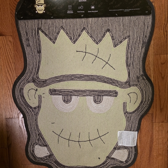 Frankenstein Bath Mat - Green and Black - Picture 4 of 4